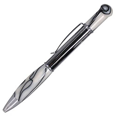 Monteverde® Olympia™ Capless Rollerball Pen, 0.8 mm, Medium Point, Black Barrel, Black Ink