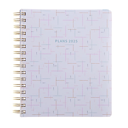 2025 Gartner Studios Weekly/Monthly Annual Planner, 7” x 8-1/4”, White, January 2025 To December 2025