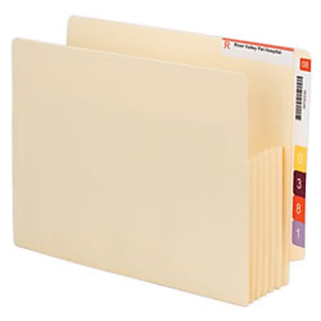 Smead® End-Tab Convertible File Pockets, 5 1/4" Expansion,