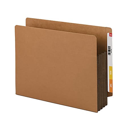 Smead® Extra-Wide Redrope End-Tab File Pocket With Dark