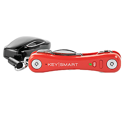 KeySmart Pro Smart Key Holder, Red