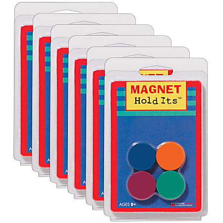 Dowling Magnets® Ceramic Disc Magnets, 1", 8 Per Pack, 6 Packs