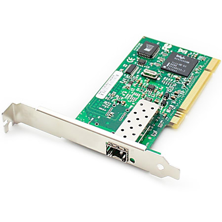 AddOn 100Mbs Single Open SFP Port MMF or SMF PCI Network Interface Card - 100% compatible and guaranteed to work