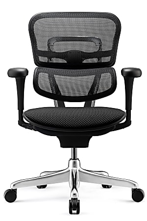 WorkPro® 12000 V2 Series Ergonomic Mesh/Fabric High-Back Office Chair, Black/Black, BIFMA Compliant, V12000AS90801V2