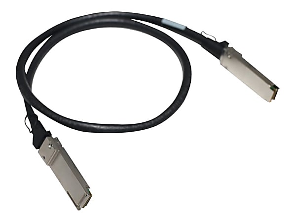 HPE X240 Direct Attach Cable - Network cable - QSFP+ to QSFP+ - 3.3 ft - for Apollo 4200, 4200 Gen10; Edgeline e920; FlexFabric 12900E 36, 12XXX; ProLiant e910t 2U