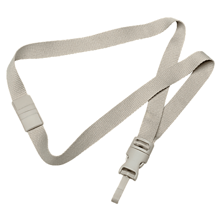 SKILCRAFT® Lanyard With J-Hook, 36", Tan, Pack Of 12 (AbilityOne 8455-01-645-2731)