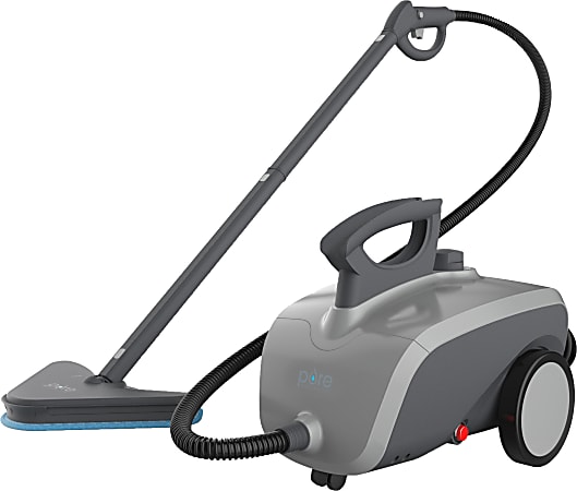 Pure Enrichment PureClean XL 1500W Rolling Portable Steam Cleaner, 1.5 L