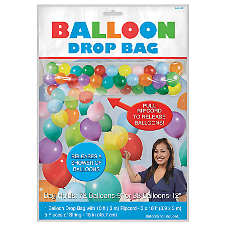 Balloon Drop Bag – 36″ x 80″ – Balloon Warehouse™