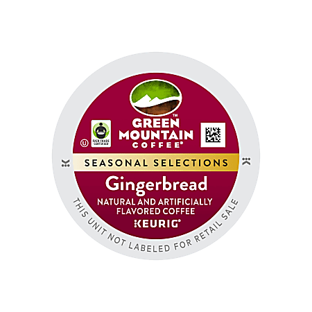 Green Mountain Coffee Pods Gingerbread Coffee K Cup Pods Box Of 18 Office Depot