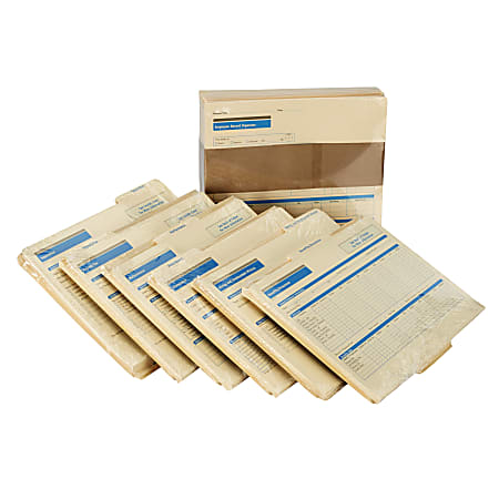 ComplyRight Folder Set for Employee Management for Attendance, Performance, Payroll, Benefits and History, 11 7/8" x 9 1/2", Pack of 25