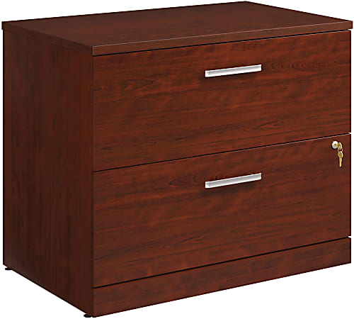 Sauder® Affirm Commercial 35-7/16"W x 23-1/2"D Lateral 2-Drawer File Cabinet, Classic Cherry