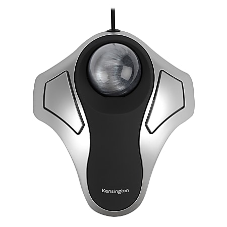 Kensington® Orbit® Optical Trackball, Metallic Silver/Black