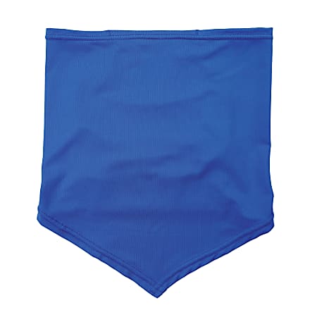 Ergodyne Chill-Its 6483 Cooling Neck Gaiter Bandana Pocket, L/XL, Blue