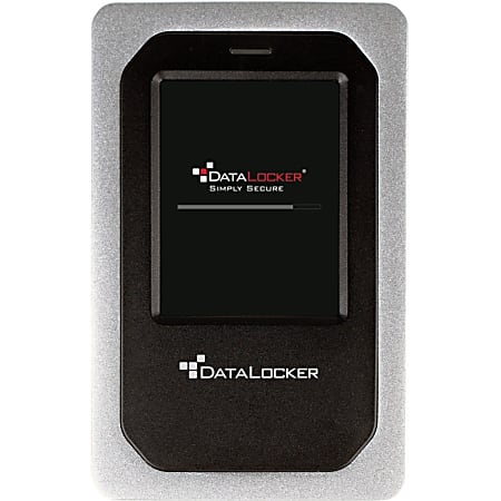 DataLocker DL4 FE 2 TB Portable Hard Drive - External - TAA Compliant - USB 3.2 Type C - 5400rpm - 256-bit Encryption Standard - 3 Year Warranty