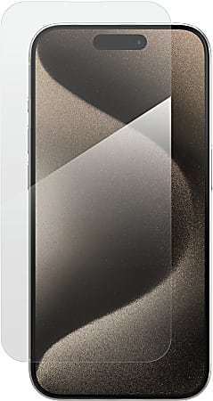 ZAGG InvisibleShield Glass Elite Antimicrobial Screen Protector For iPhone&reg; 15 Pro, Clear, 200111573
