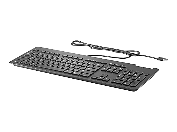 HP Business Slim - Keyboard - USB - US - black - Smart Buy - for HP 34, Z1 G9; Elite 800 G9; Pro 260 G9, 400 G9; ProOne 440 G9; ZBook Fury 15 G8, 17 G8