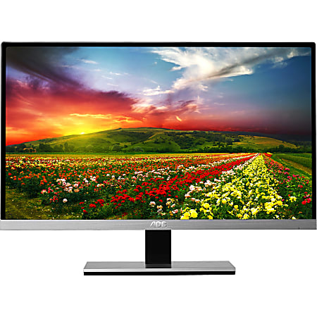 AOC I2267FW 22" IPS Frameless LED LCD Monitor - 16:9 - 5ms - 22" Class - In-plane Switching (IPS) Technology - 1920 x 1080 - 16.7 Million Colors - 250 Nit - 5 ms - 60 Hz Refresh Rate - DVI - VGA
