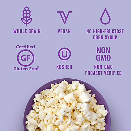 Angie's BOOMCHICKAPOP Popcorn - Gluten-free, Cholesterol-free, No High Fructose Corn Syrup - Sweet and Salty Kettle - 1 Serving Bag - 24 / Carton Angie's BOOMCHICKAPOP Popcorn - Gluten-free, Cholesterol-free, No High Fructose Corn Syrup - Sweet and Salty Kettle - 1 Serving Bag - 24 / Carton