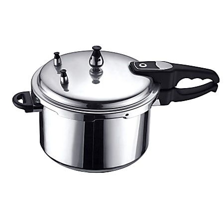 Brentwood Aluminum 7-Liter Pressure Cooker, Silver