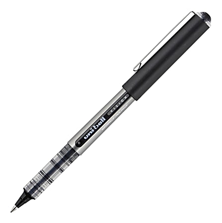 24 Pack Black Basics Rollerball Pen 0.5mm Micro Point 