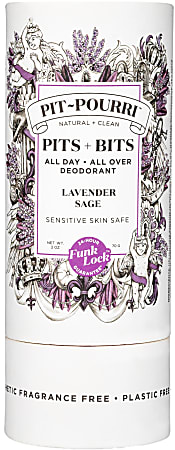 Poo-Pourri Pit-Pourri™ Natural Deodorant, Lavender Sage, 2 Oz, Pack Of 6