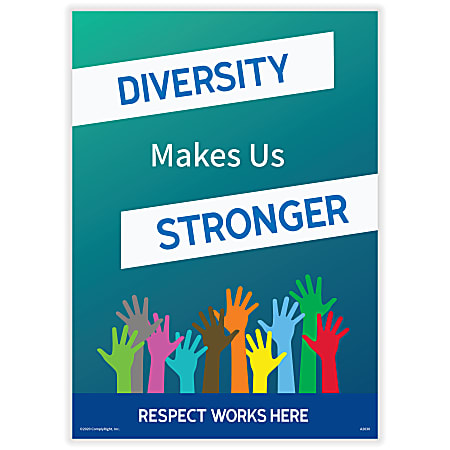 ComplyRight™ Respect Works Here Diversity Poster, Diversity Makes