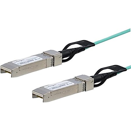 StarTech.com Cisco SFP-10G-AOC5M Compatible 5m 10G SFP+ to SFP AOC Cable - 10GbE SFP+ Active Optical Fiber - SFP10GAOC5M
