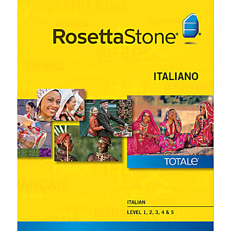 Rosetta Stone Italian Level 1-5 Set (Mac), Download Version