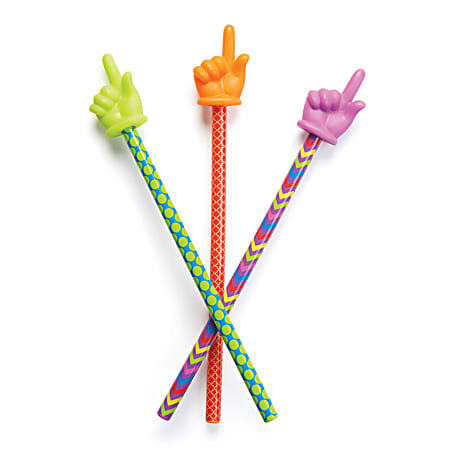 Learning Resources Patterned Hand Pointers, 15", Multicolor, Pack Of 3