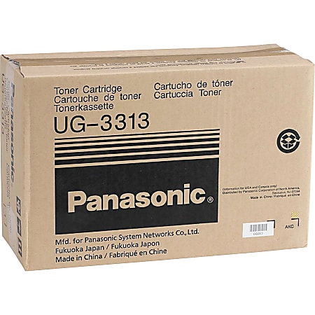Panasonic UG3313 Toner Cartridge - Laser - Standard Yield - 10000 Pages - Black - 1 Each