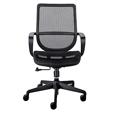 Eurostyle Megan Fabric High-Back Commercial Office Chair, Black