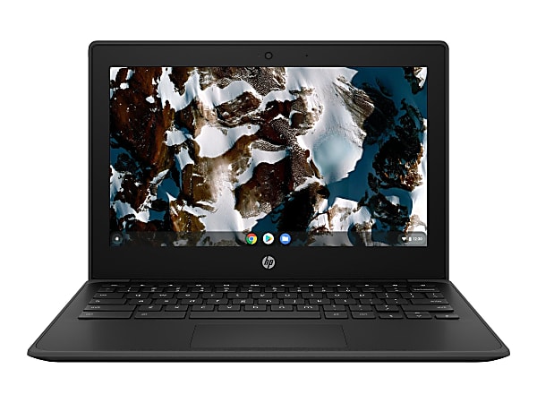 HP Chromebook 11 G9 EE 11.6 Chromebook Intel Celeron N4500 2 Core 4 GB RAM 32 GB Flash Memory Chrome OS 12.50 Hours Battery Office Depot