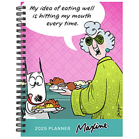 2025 TF Publishing Weekly/Monthly Planner, 6-1/2” x 8”, Maxine, January To December