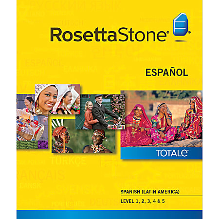 Rosetta Stone Spanish (Latin America) Level 1-5 Set (Mac), Download Version