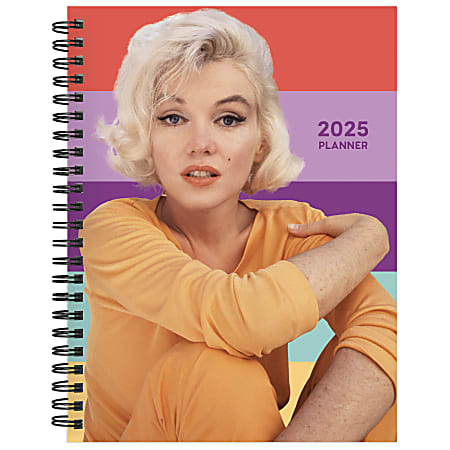 2025 TF Publishing Weekly/Monthly Planner, 6-1/2” x 8”, Marilyn Monroe, January To December