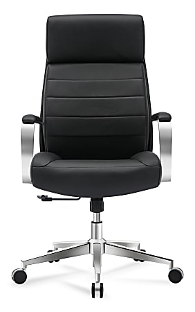 Realspace Modern Comfort Modee Vegan Leather High Back Executive