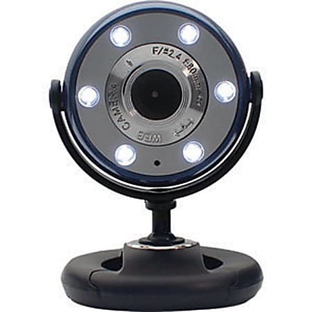 Gear Head WC1100BLU Webcam - 1.3 Megapixel - Blue, Black - USB 2.0 - 800 x 600 Video