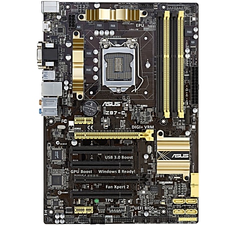 Asus Z87-C Desktop Motherboard - Intel Z87 Express Chipset - Socket H3 LGA-1150