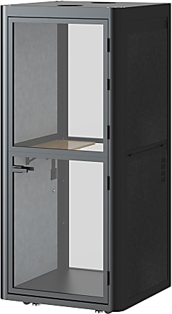 FlexiSpot EP1F Soundproof Booth, Black, 89" x 40"