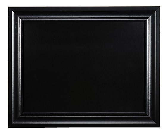 Linon Sam Home Office Chalkboard, 24" x 30", Black