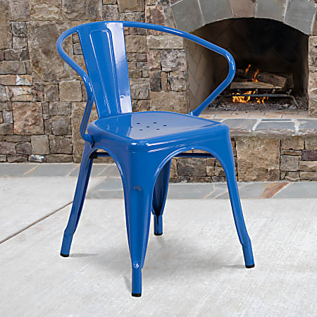 Navy blue outdoor chair clearance