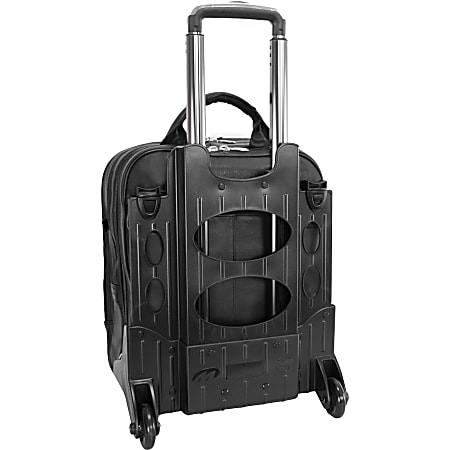 McKleinUSA Wicker Park Detachable Wheeled 3 Way Backpack With 15.6 Laptop Pocket Black Office Depot
