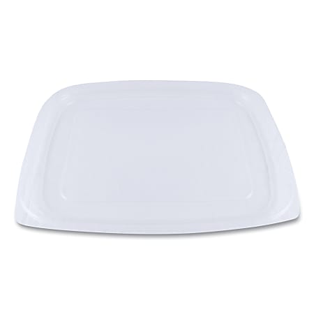 World Centric® PLA Rectangular Deli Container Lids, 5/16”H x 6-1/2”W x 7-1/2”D, Clear, Pack Of 600 Lids