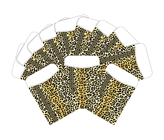 Barker Creek Peel & Stick Library Pockets, 3" x 5", Safari Leopard, Pack Of 60 Pockets