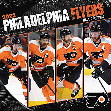 Lang Turner Licensing Monthly Wall Calendar, 12" x 24", Philadelphia Flyers, January to December 2022