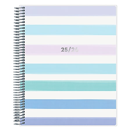 2025-2026 Blue Sky Weekly/Monthly Academic Planner, 8-1/2" x 11", Audette Cool, July 2025 To June 2026, 153591