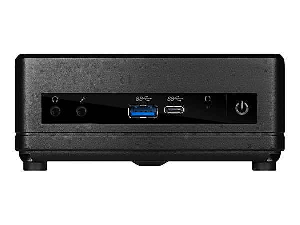 MSI Cubi 5 Cubi 5 10M 627US Desktop Computer - Intel Core i5 10th Gen i5-10210U (4 Core) 1.60 GHz - 8 GB RAM DDR4 SDRAM - 256 GB PCI Express SSD - Mini PC - Black - Windows 11 Pro DDR4 SDRAM - IEEE 802.11ac - 65 W