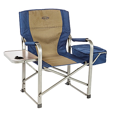 Kamp rite director's chair hot sale with side table