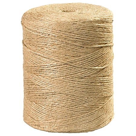 Partners Brand Jute Twine, 4 Ply, 110 Lb, 3,700', Natural