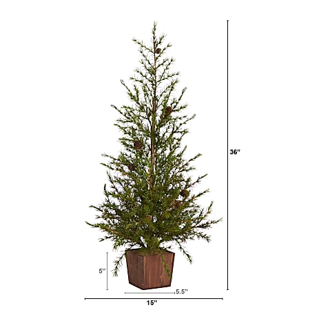 Natural look shop christmas tree